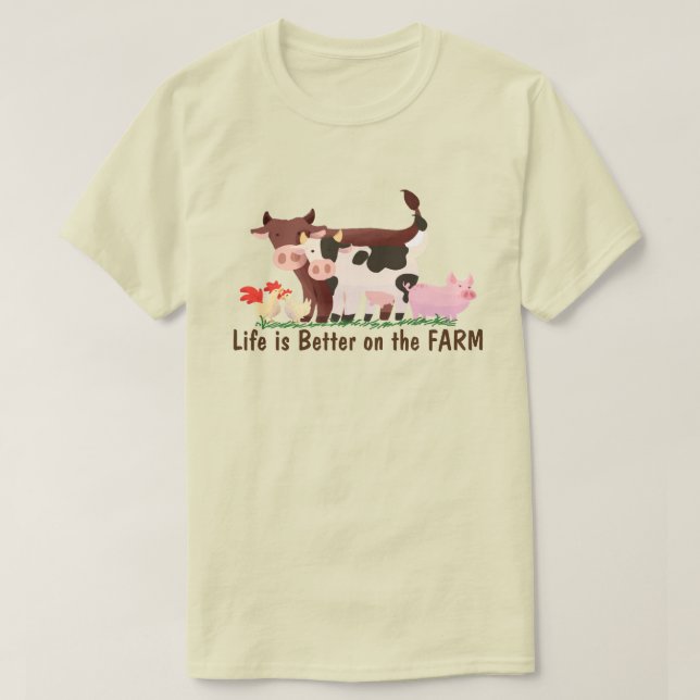 CAMISETA A IFE É MELHOR NA CITAÇÃO FAZENDA DIVERTIDA (Frente do Design)