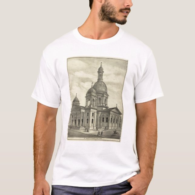 Camiseta A igreja de St Joseph (Frente)