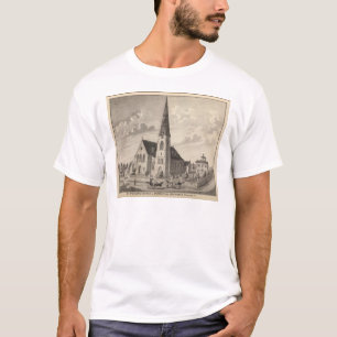 Camiseta A igreja e a residência paroquial de St Peter