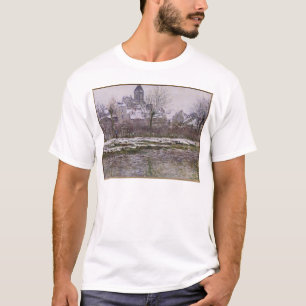 Camiseta A igreja em Vetheuil sob a neve, 1878-79