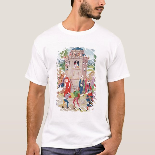 Camiseta A igreja sob o ataque dos heretics, flamengos (Frente)