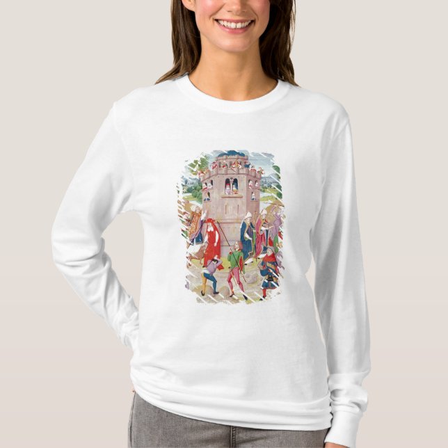 Camiseta A igreja sob o ataque dos heretics, flamengos (Frente)
