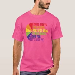 Camiseta A Igualdade De Direitos Para Outros Não Significa