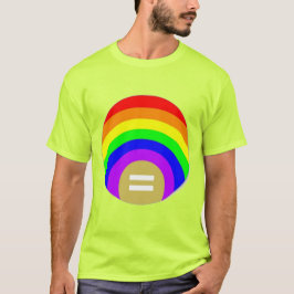 Camiseta A IGUALDADE É A DOURADA SOB O T-Shirt A BORDO