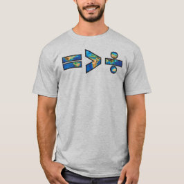 Camiseta A Igualdade é Maior que a Divisão