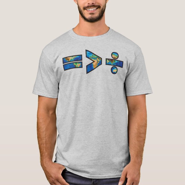 Camiseta A Igualdade é Maior que a Divisão (Frente)