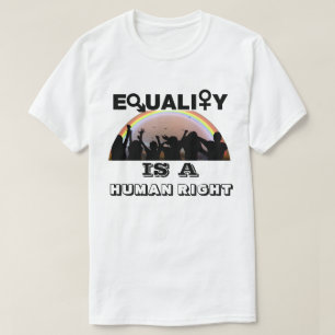 CAMISETA A IGUALDADE É UM DIREITO HUMANO