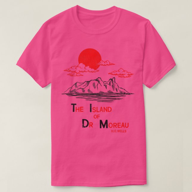 Camiseta A Ilha do Doutor Moreau (Frente do Design)