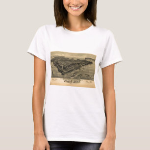 Camiseta A ilha do pico, Portland, Maine em 1886