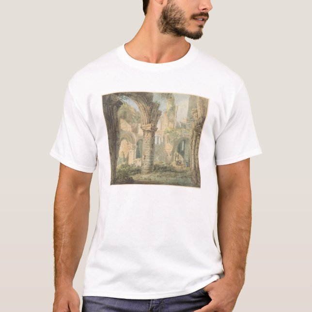 Camiseta A ilha santamente de St Cuthbert, 1797 (w/c sobre (Frente)