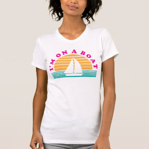 Camiseta A ilha só em um barco