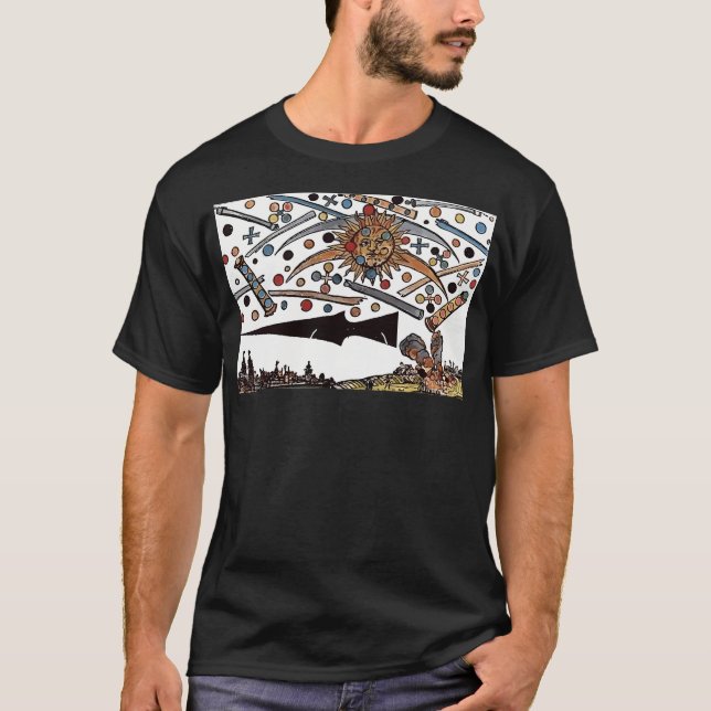 Camiseta A Iluminação De Nuremberga Ufo De 1561 (Frente)