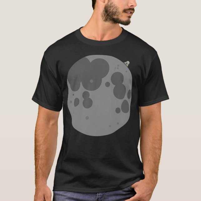 Camiseta A Ilustração da Lua (Frente)