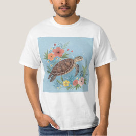 Camiseta A ilustração de uma tartaruga marinha
