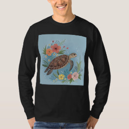 Camiseta A ilustração de uma tartaruga marinha