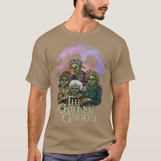Camiseta A Ilustração Zombie do Halloween do Ouro Ghouls