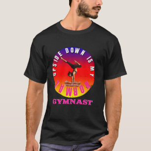 Camiseta A Imagem De Gymnast Volta Para Baixo É O Meu Norm