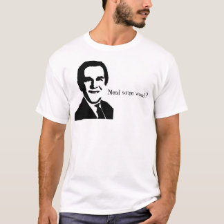Camiseta A imagem e as citações de George Bush, "precisam