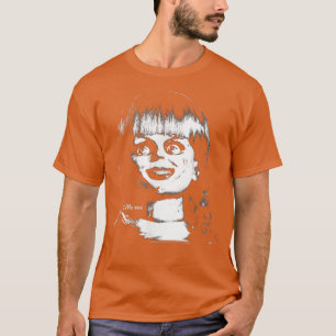 Camiseta A Imagem Preta e Branca de Annabelle