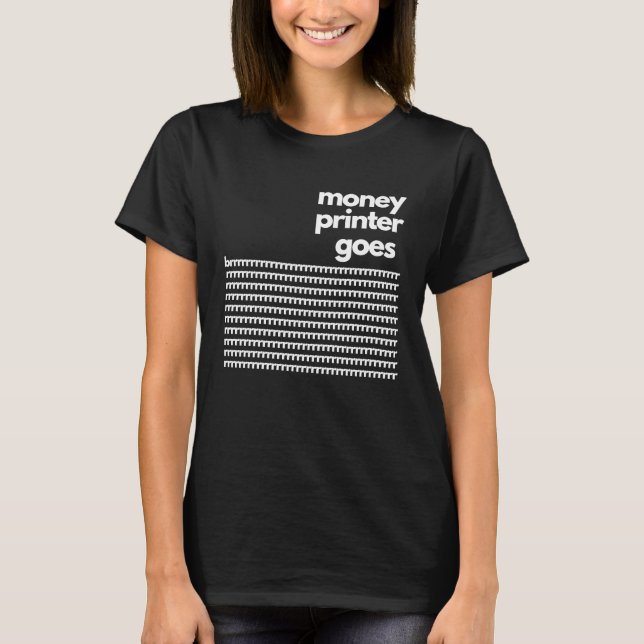 Camiseta A impressora de moeda fica mais forte (Frente)