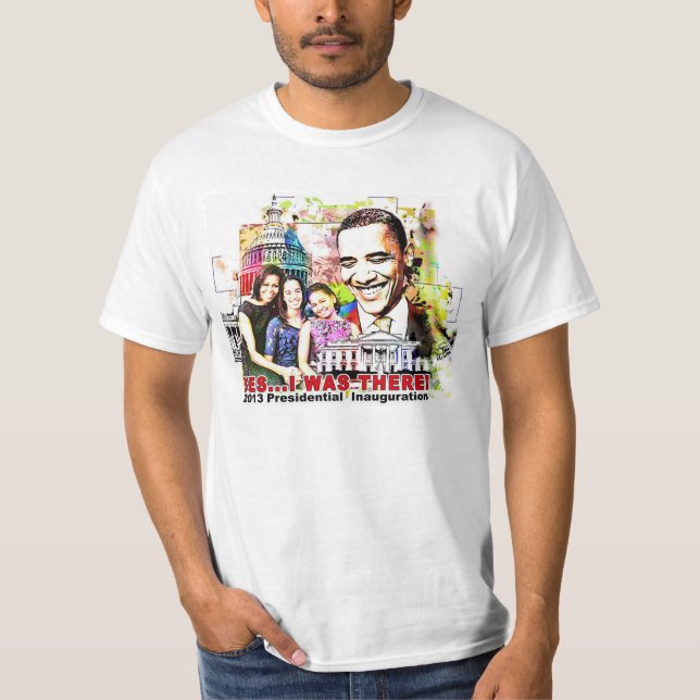 Camiseta A inauguração presidencial de Obama 2013 (Frente)