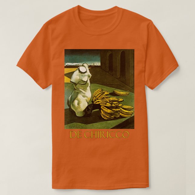 Camiseta A Incerteza do Poeta por Giorgio de Chirico (Frente do Design)