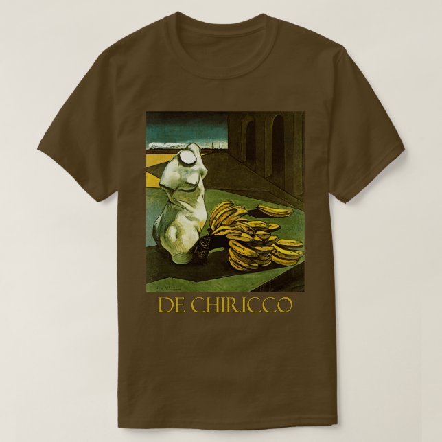 Camiseta A Incerteza do Poeta por Giorgio de Chirico (Frente do Design)