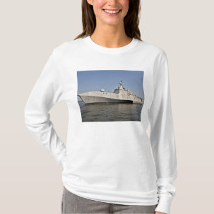 Camiseta A independência litoral do navio de combate