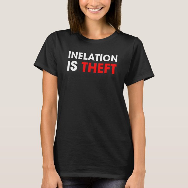 Camiseta A Inflação É Roubo (Frente)