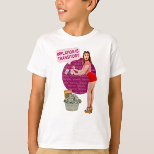 Camiseta A inflação é transitória