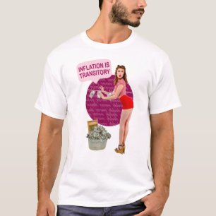 Camiseta A inflação é transitória