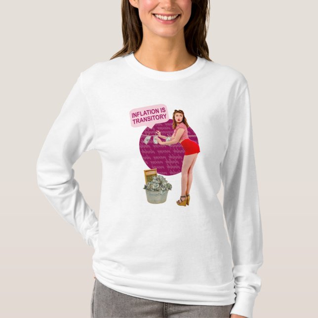 Camiseta A inflação é transitória (Frente)