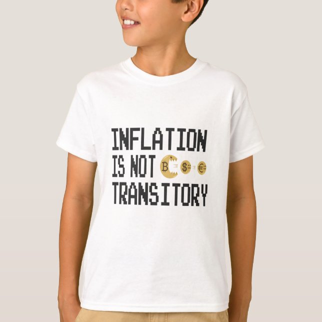 Camiseta A inflação não é transitória (Frente)