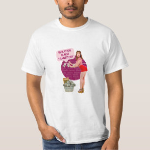Camiseta A inflação não é transitória