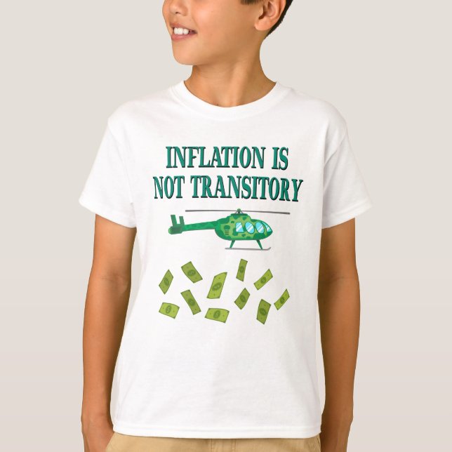 Camiseta A inflação não é transitória (Frente)