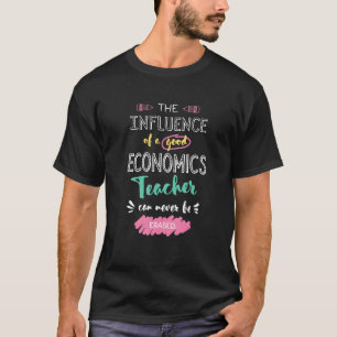 Camiseta A influência de um bom Obrigado de professores de