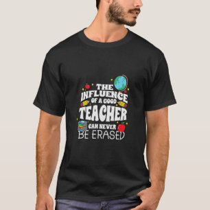 Camiseta A influência de um bom professor NUNCA pode ser ap