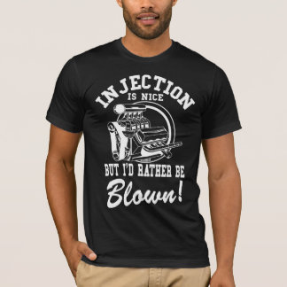 Camiseta A injeção é agradável mas eu preferencialmente