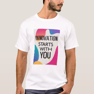 Camiseta A Inovação Começa Com Você opção 3