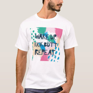 Camiseta A inspiração brilhante IV   acorda a repetição