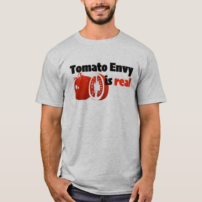 Camiseta A inveja do tomate é real (Frente)