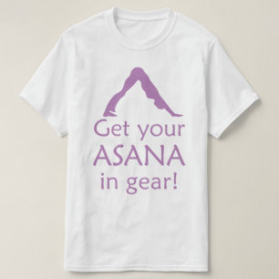 Camiseta A ioga obtem seu Asana na engrenagem