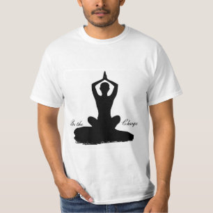 Camiseta A ioga seja a mudança
