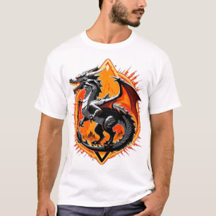 Camiseta A ira de Dragão: Os Samurai despertam / Arte Vinta