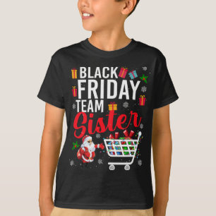 Camiseta A Irmã da Equipe de Sexta-Feira Negra Compra o Nat