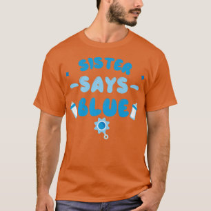 Camiseta A Irmã do Partido Revelação do Gênero do Team Diz