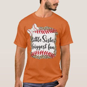 Camiseta A Irmã Mais Grande Do Beisebol Para A Pl Do Baseba