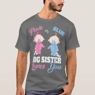 Camiseta A Irmã Rosa ou Azul Grande ama a Revelação do G