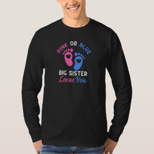 Camiseta A Irmã Rosa ou Azul Grande Te Ama