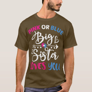 Camiseta A Irmã Rosa ou Azul Grande Te Ama, Querida, Raposa